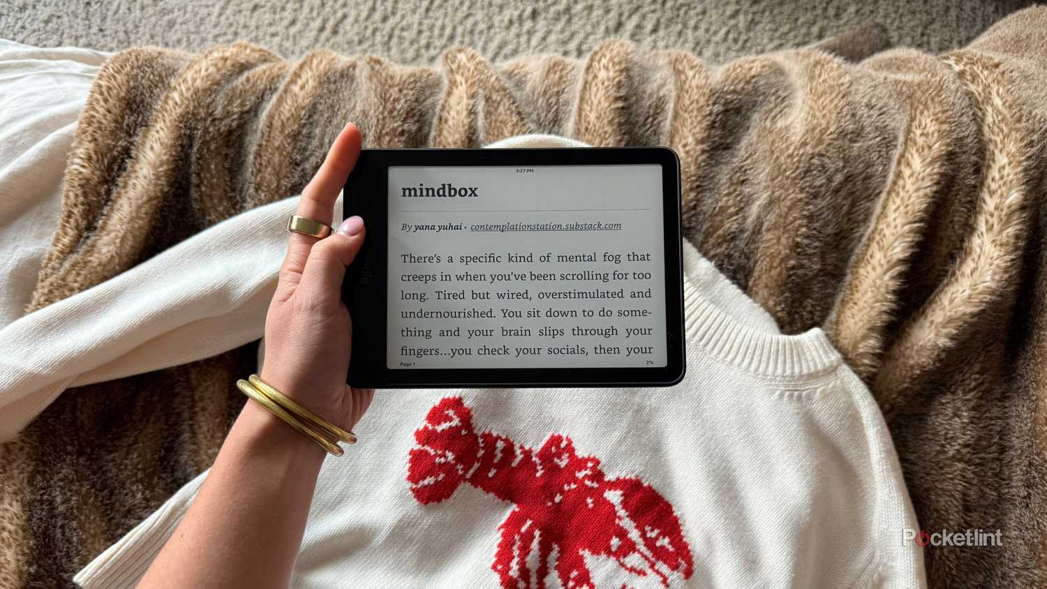 A substack article on Kindle. 