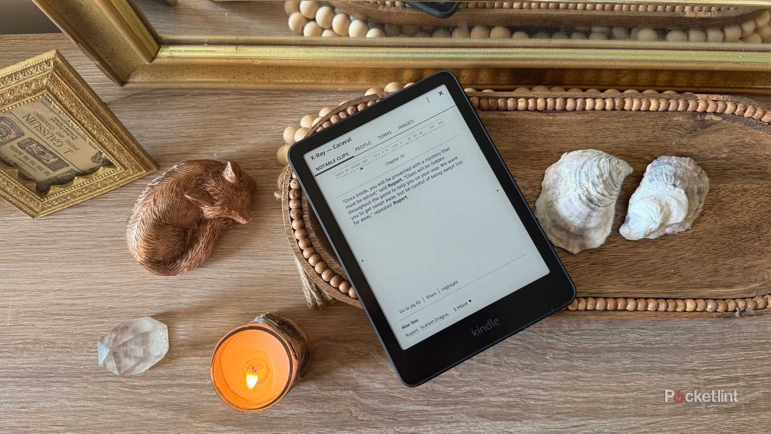 Notable on Kindle X-Ray. 