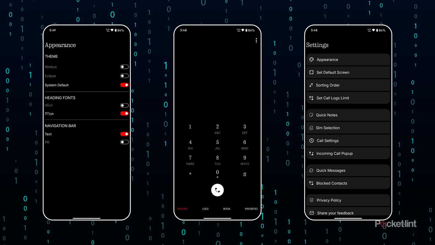 N Dial: Minimal Dialer screenshots