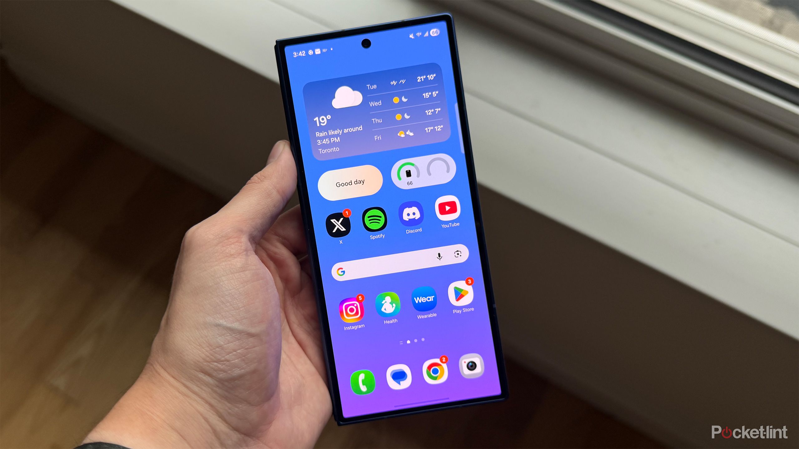 One UI 8 on Galaxy Z Fold 7.