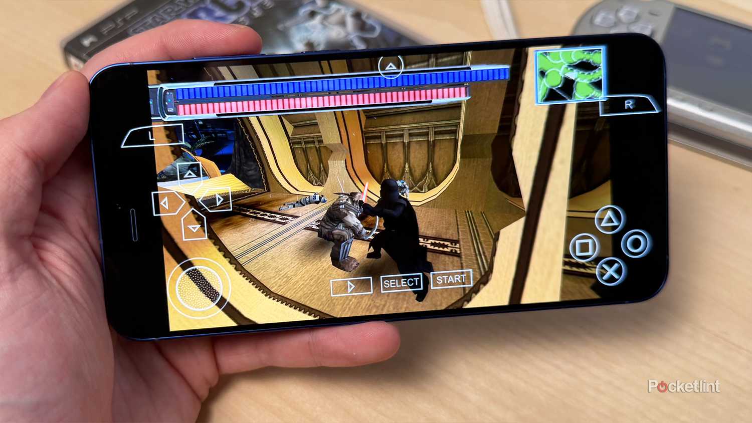 Star Wars: The Force Unleashed on PPSSPP emulator.