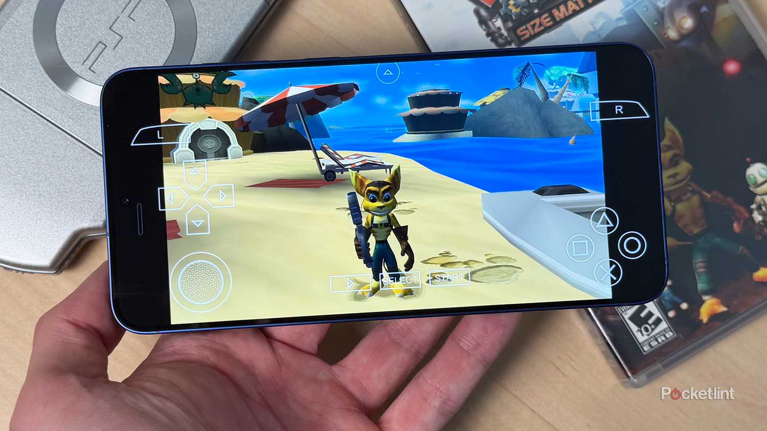 Ratchet and Clank on PSP emulator.