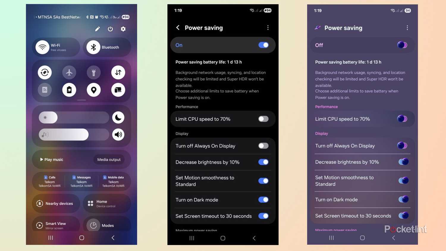 Samsung Galaxy Power Saving