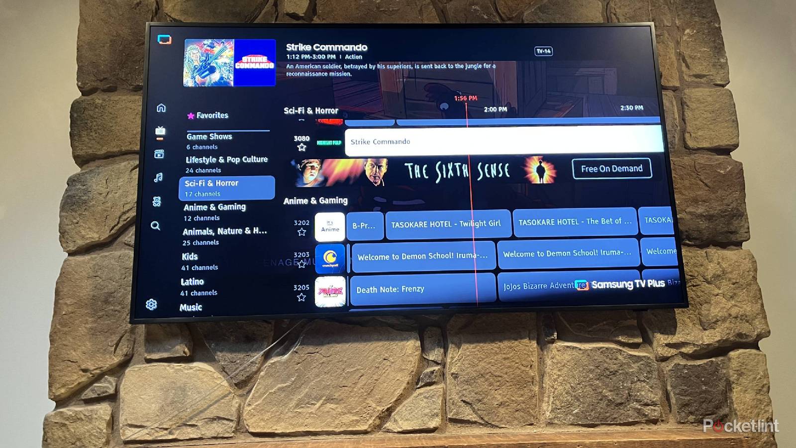 samsung tv plus guide and menu