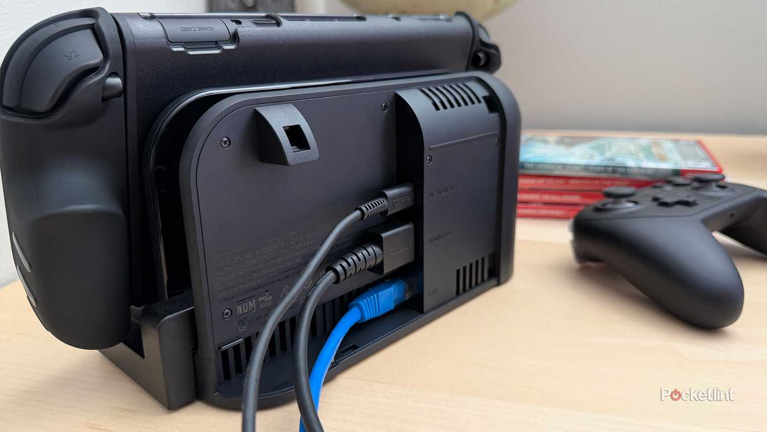 Ethernet hooked up to Switch 2 dock.