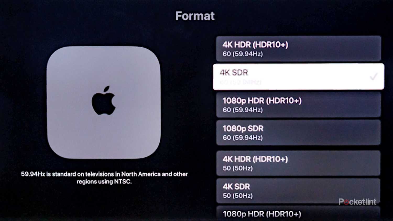 Choosing resolution and HDR formats in tvOS 26.
