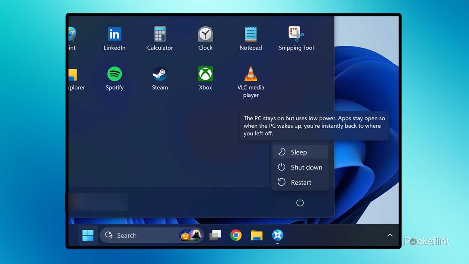 Windows 11 Sleep mode.