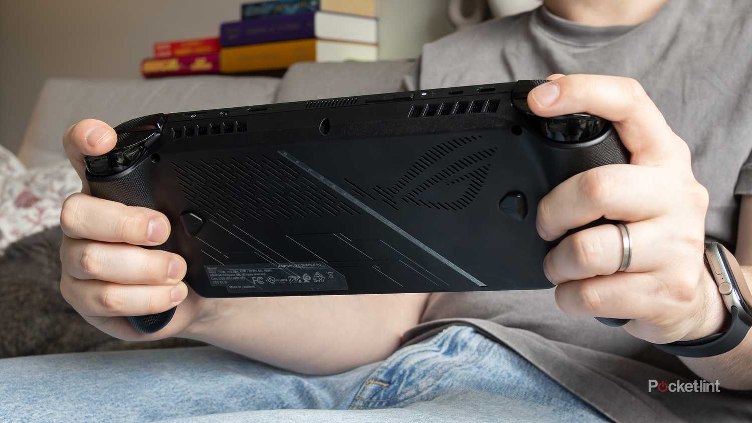 The back of the Xbox Ally X 