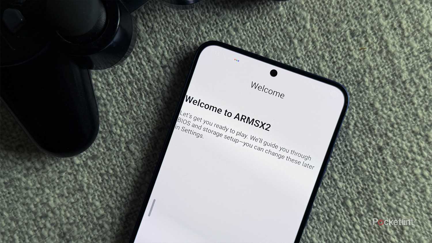 ARMSX2 app on Android phone.