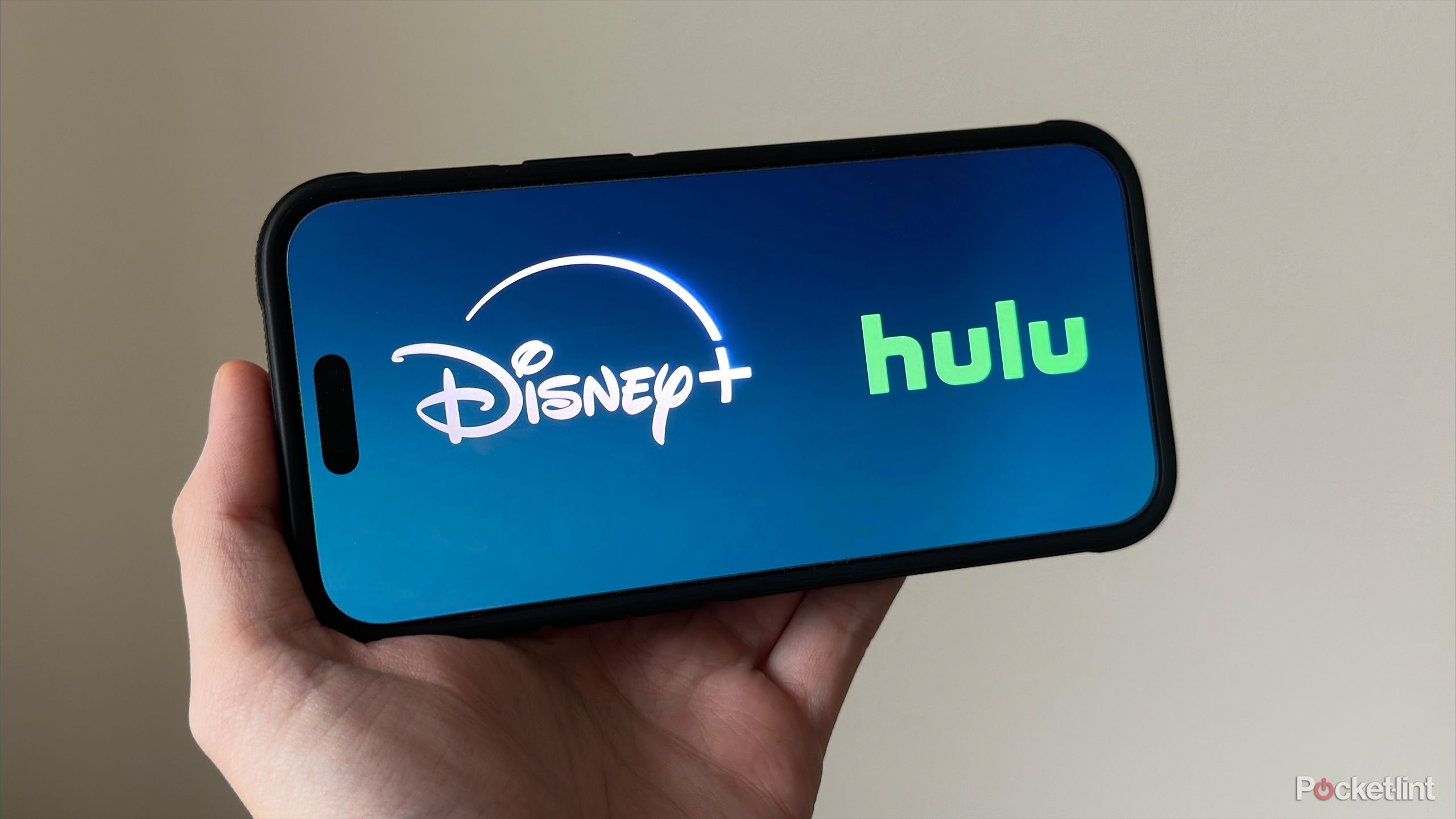 Disney Plus and Hulu on iPhone.