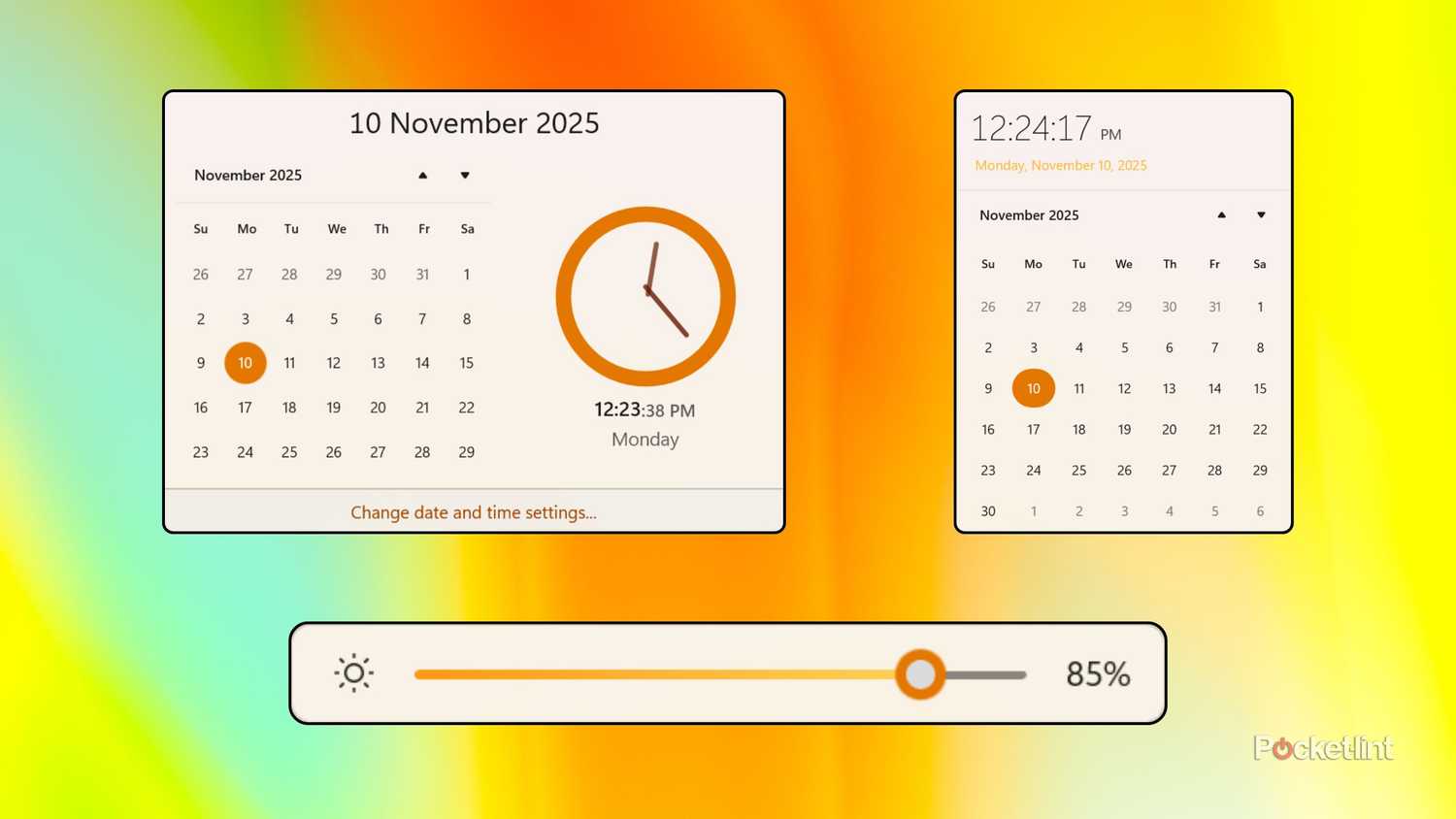 Fluent Flyouts screenshots