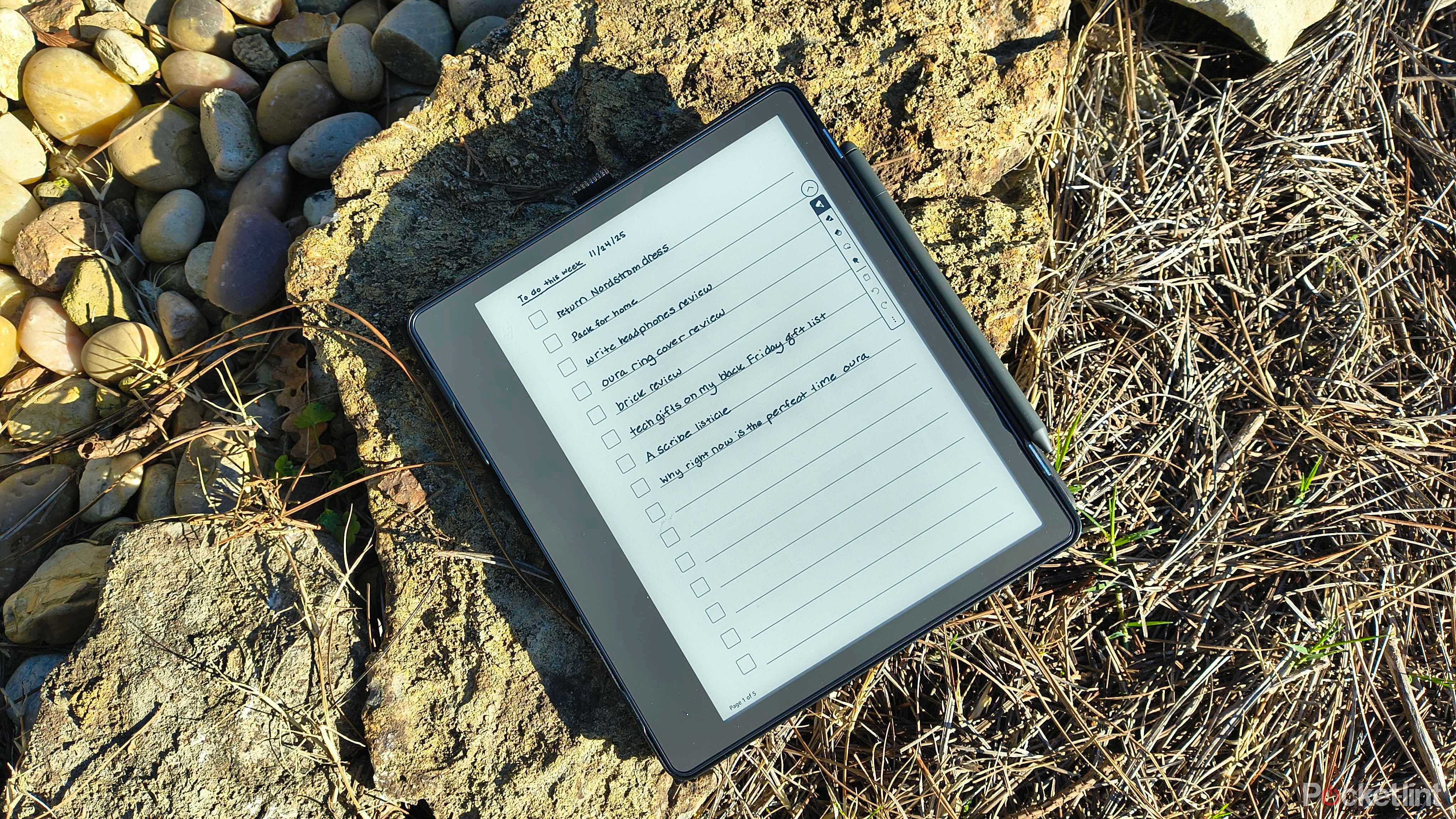 Kindle Scribe checklist.