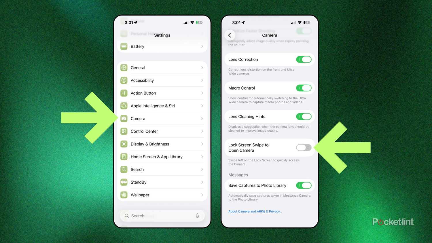 How to disable Lock Screen Swipe to Open Camera. 