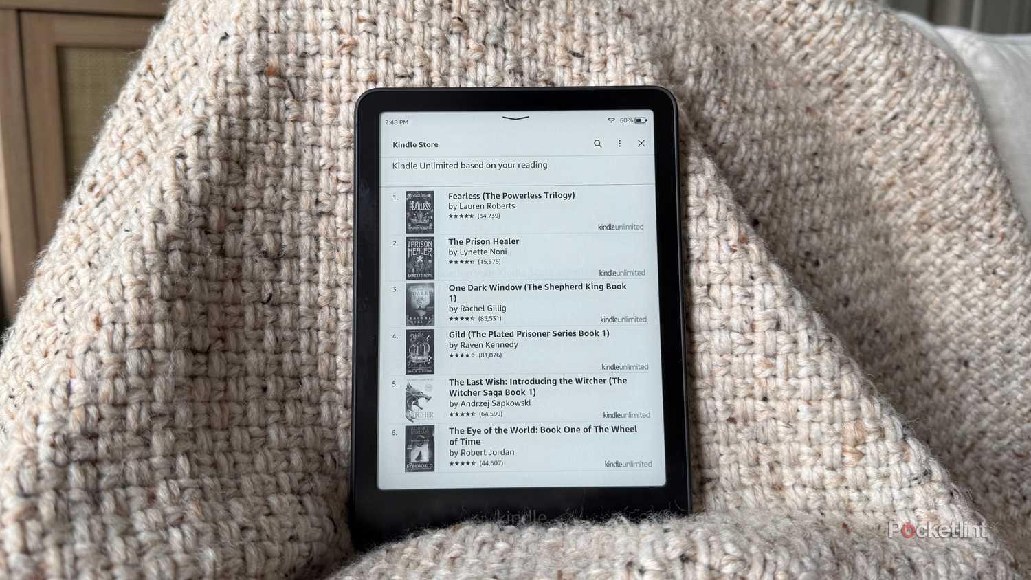 A Kindle Paperwhite with Kindle Unlimited. 
