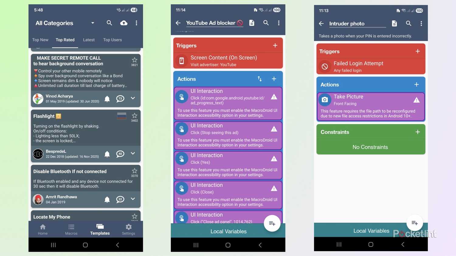MacroDroid Templates