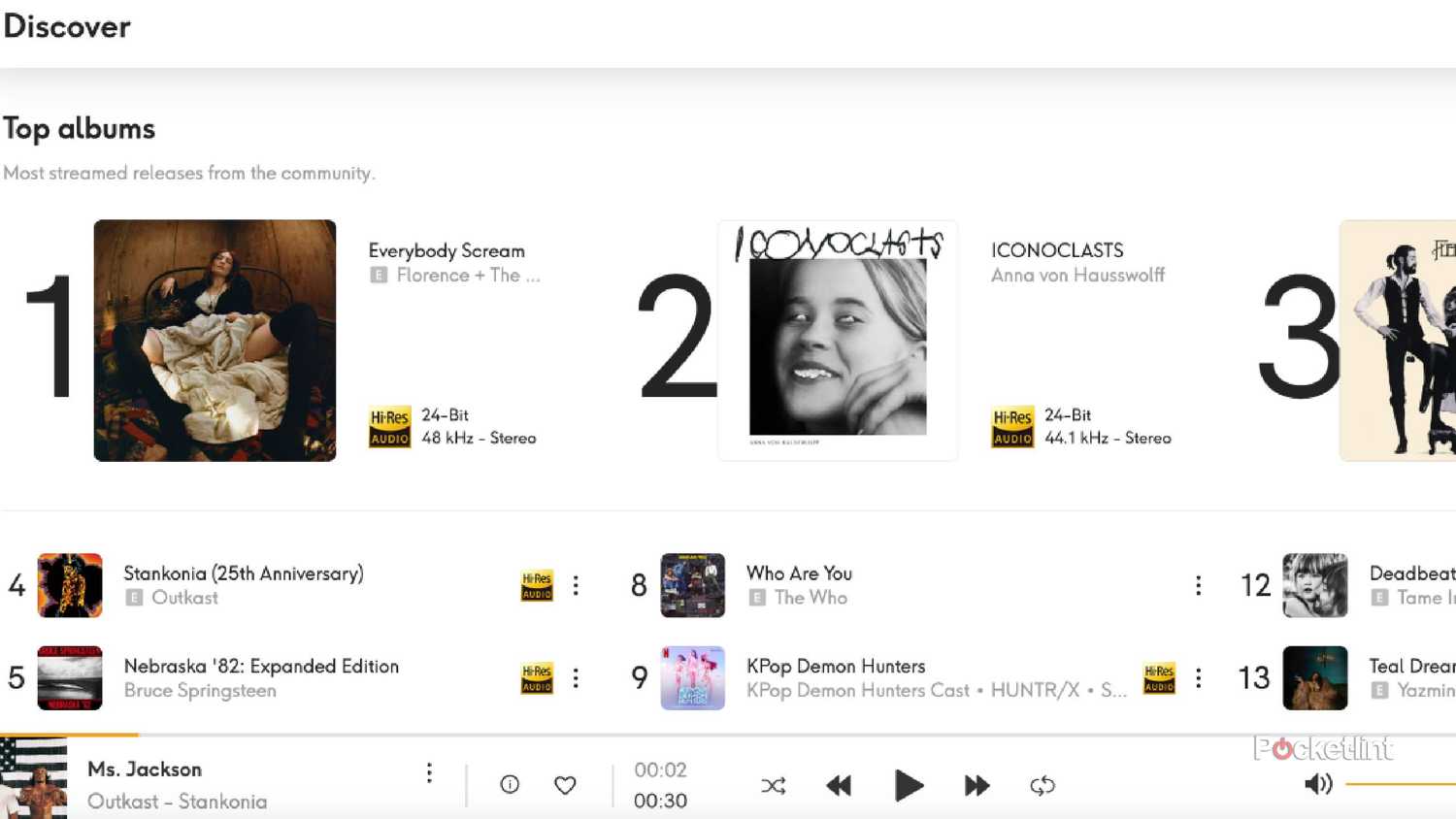 The top albums on Qobuz to download