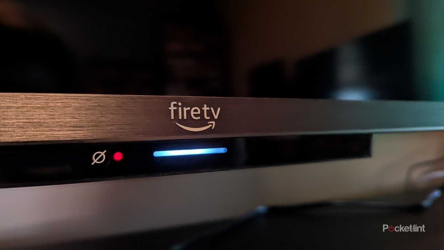 Amazon Fire TV with voice controls.