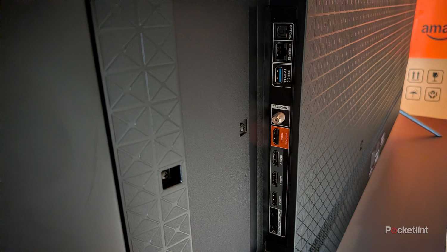 The ports on the Fire TV Omni QLED.