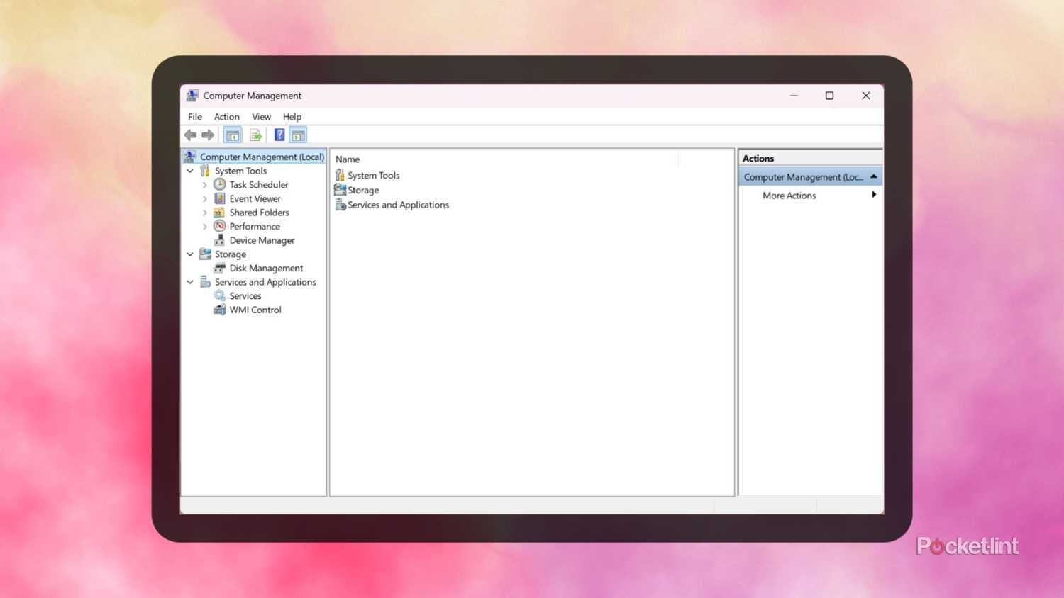 Windows 11 Computer Management screenshot