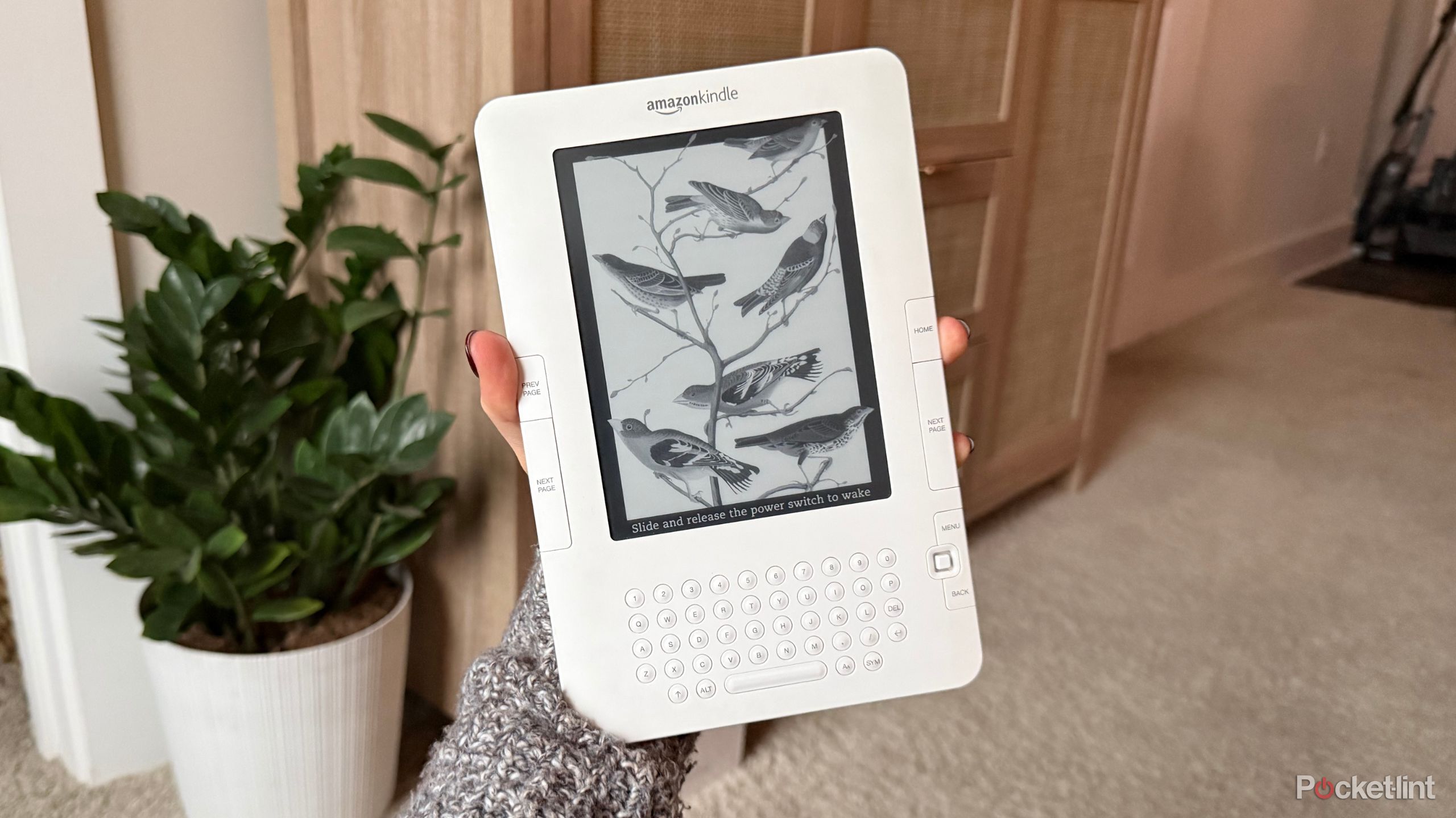 A Kindle from 2009. 
