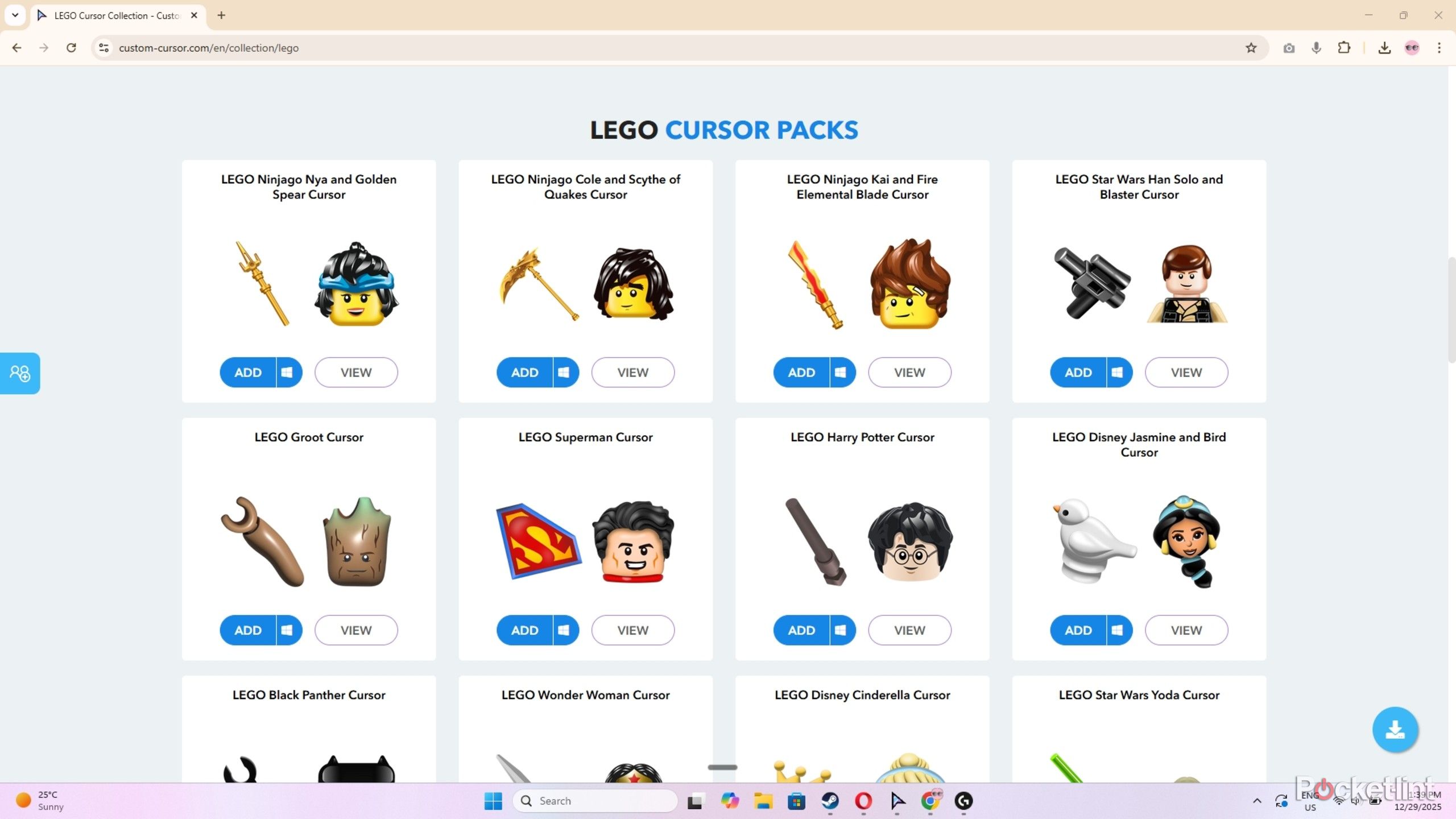 Standard Windows cursors are boring. I create custom pointers with this ...