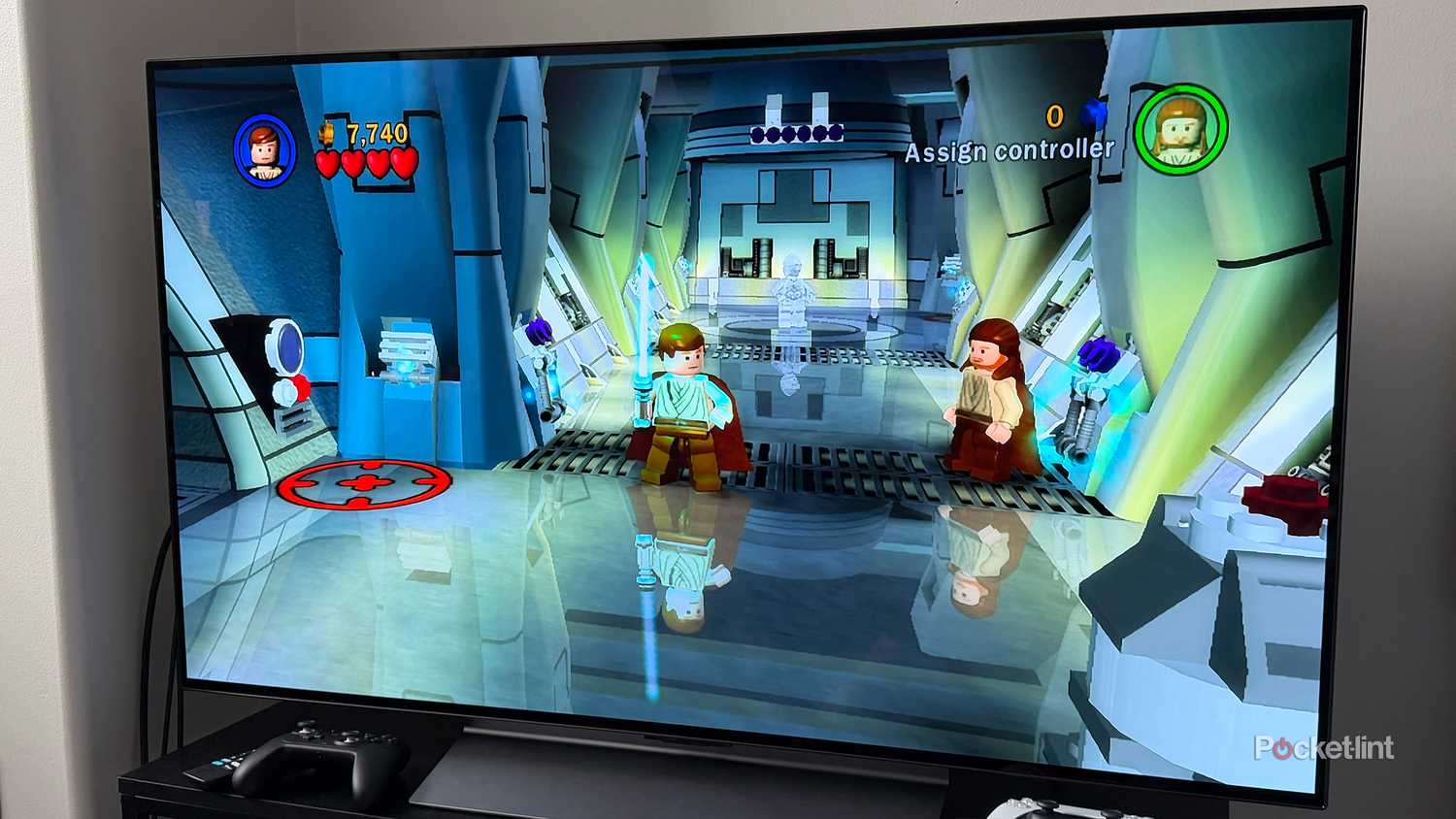 PS3 Lego Star Wars on OLED TV.