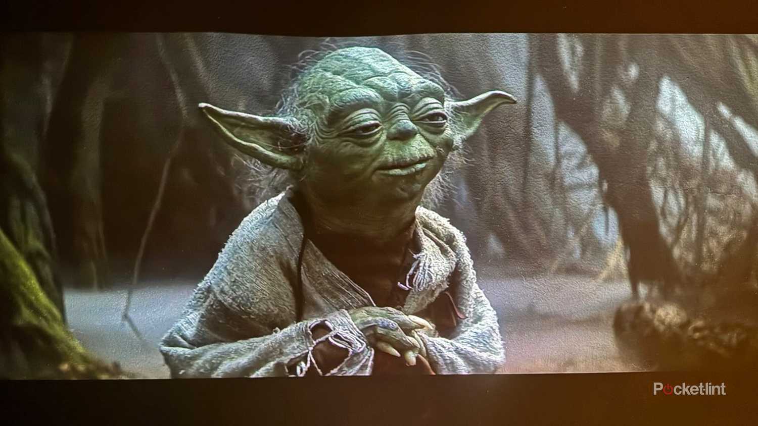 The Empire Strikes Back streaming on LG CineBeam S projector on Disney+