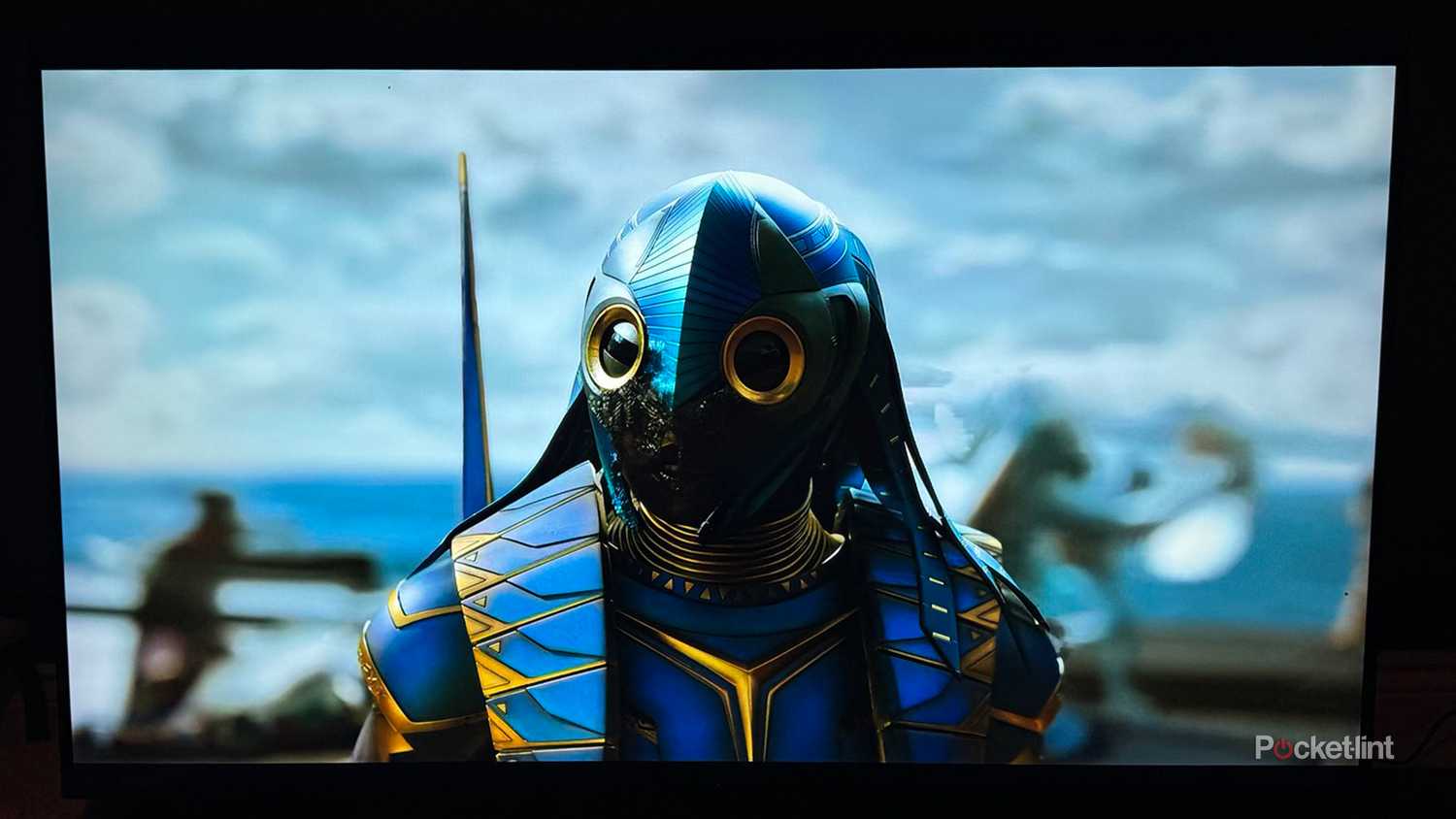 Black Panther: Wakanda Forever displayed on an LG QNED85 TV.