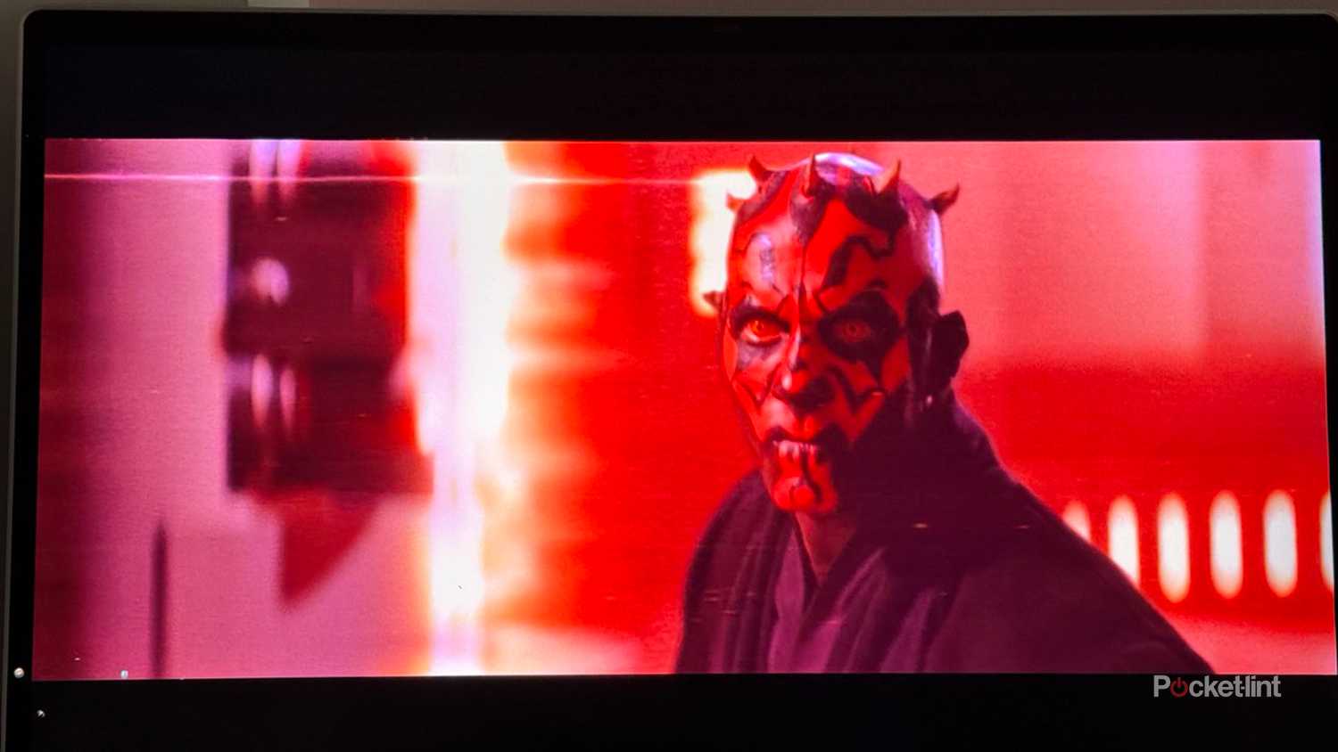 The Phantom Menace on LG Smart Monitor Swing.