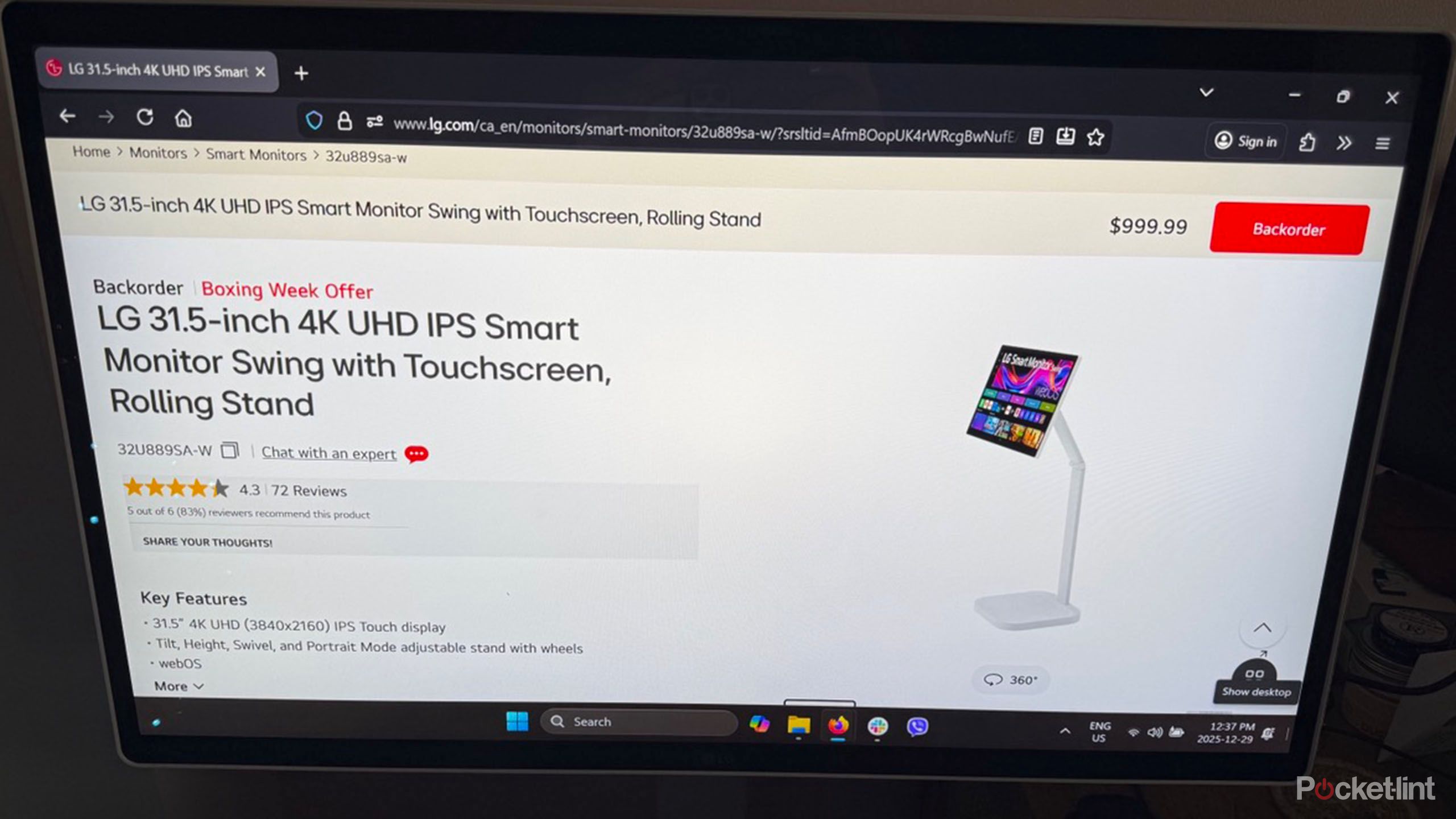 LG's smart monitor swing was the lifesaver I didn't know I needed