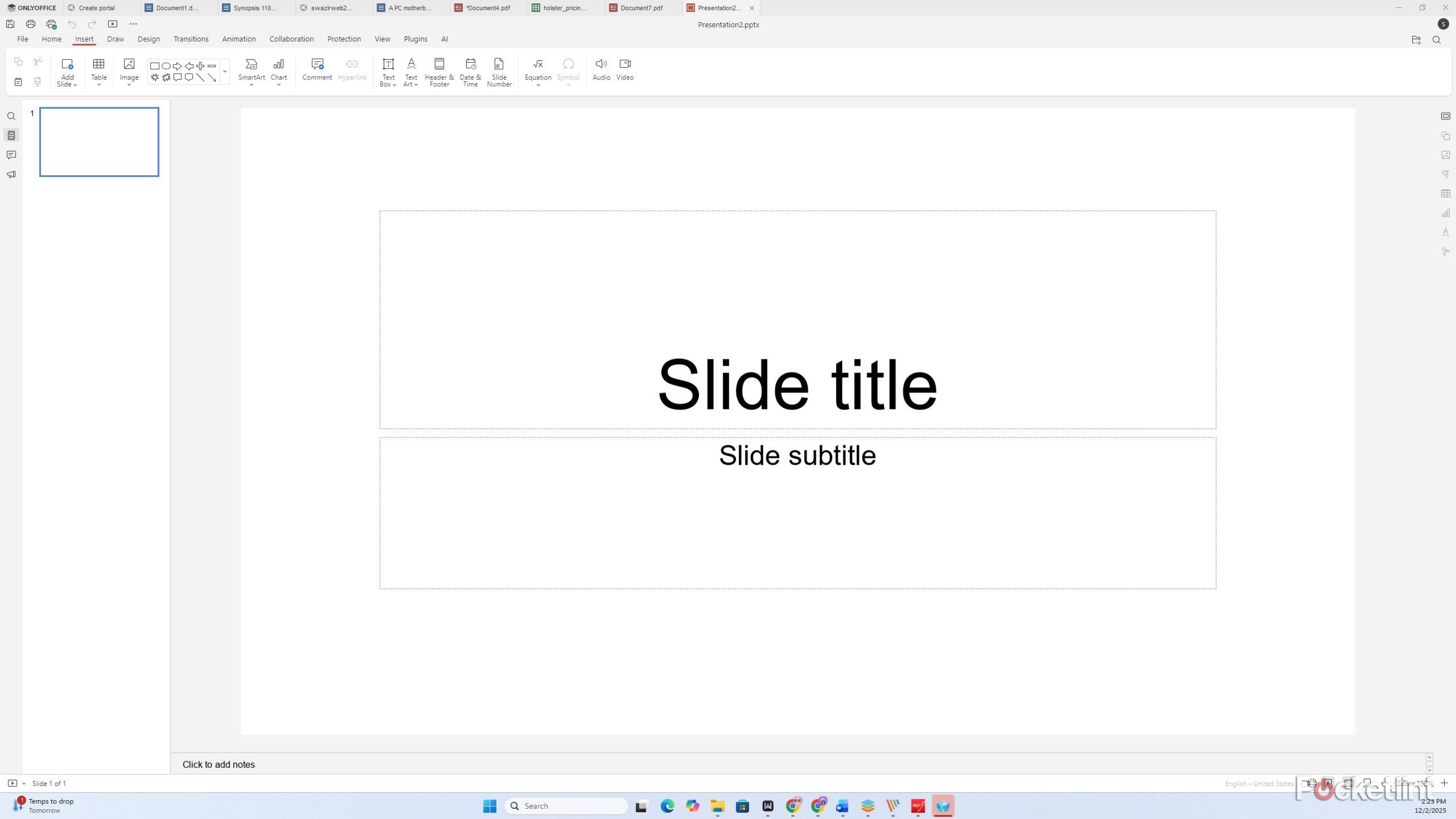 OnlyOffice Presentation