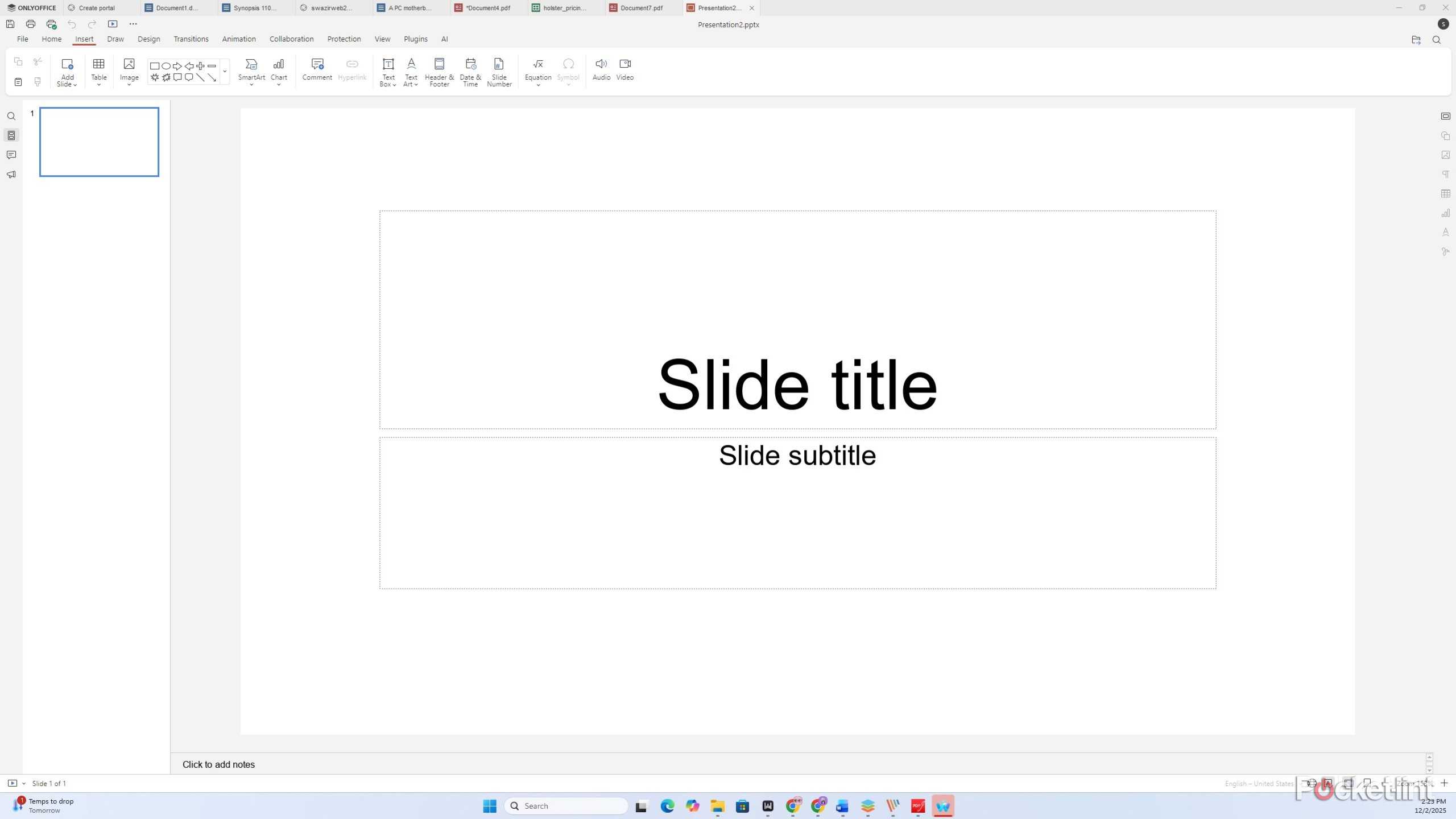 OnlyOffice Presentation