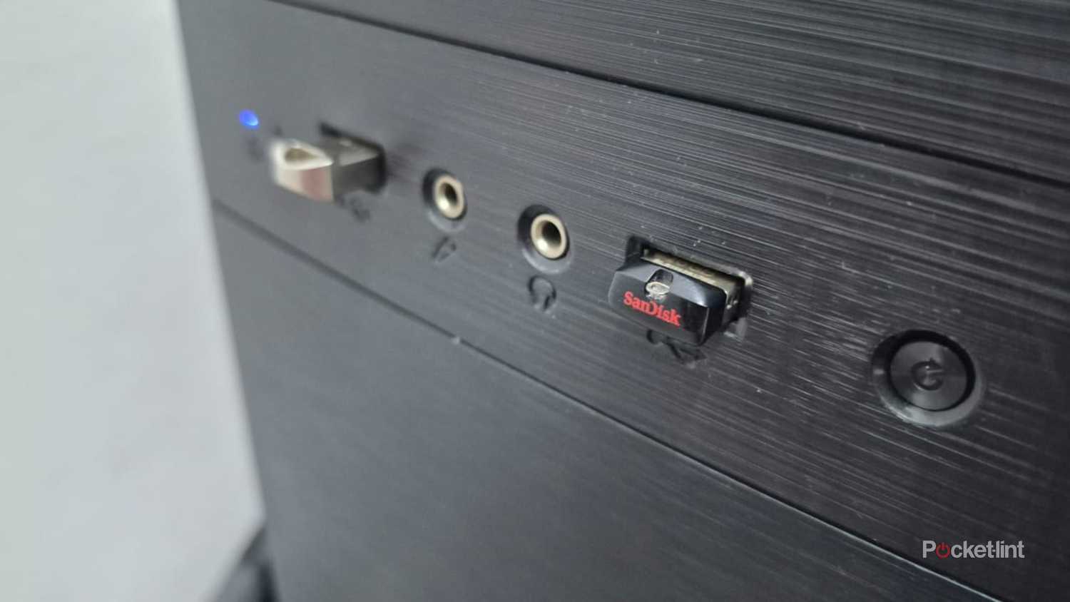 USB stick plugged in