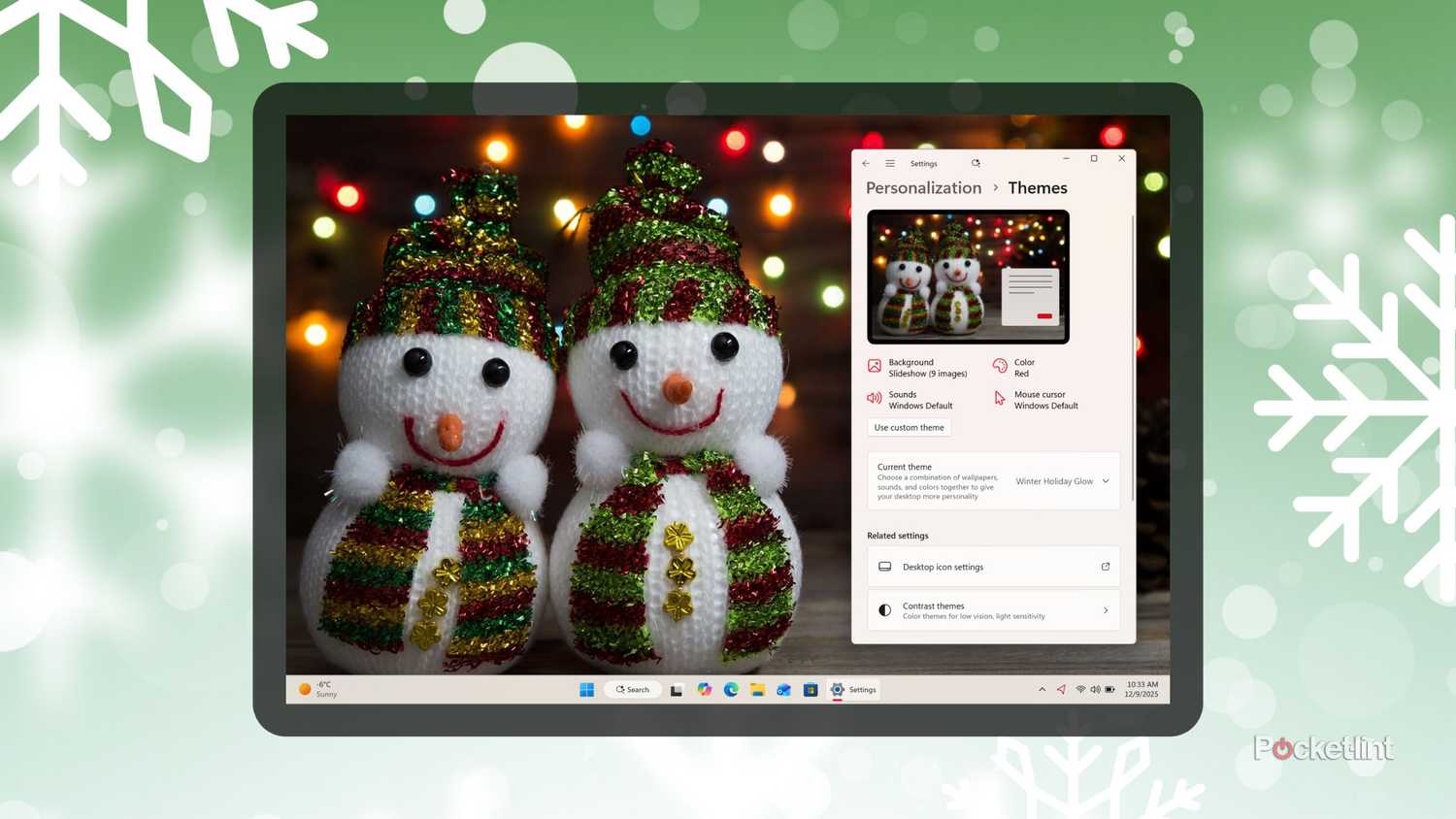 Winter Holiday Glow screenshot