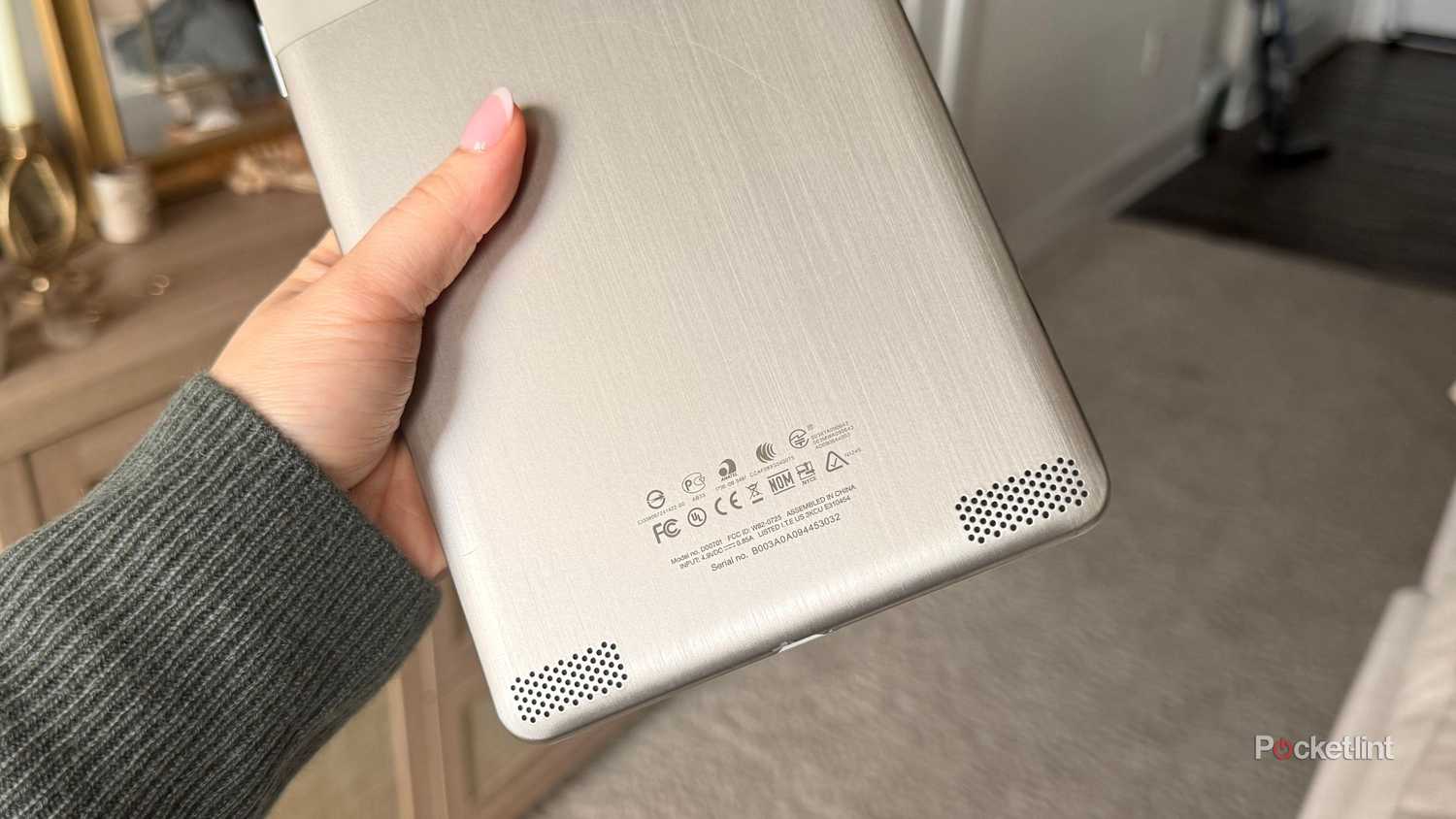 A second-generation Kindle speakers. 