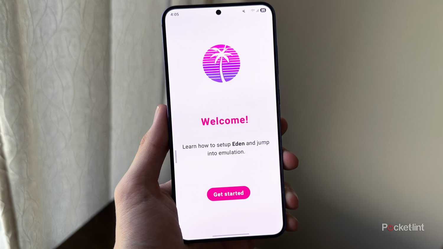 Eden emulator on Android phone.