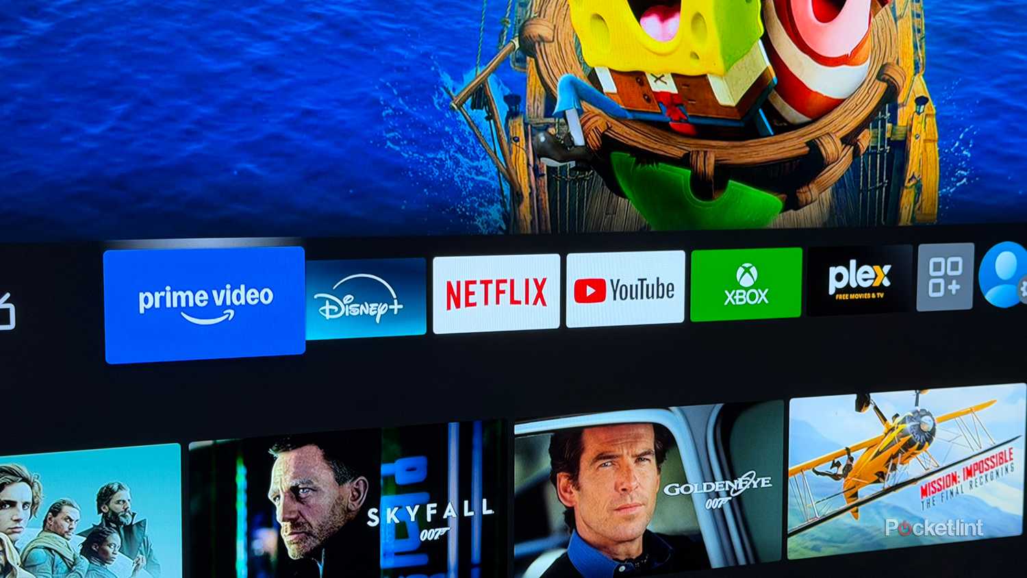 Pinned apps on Fire TV.
