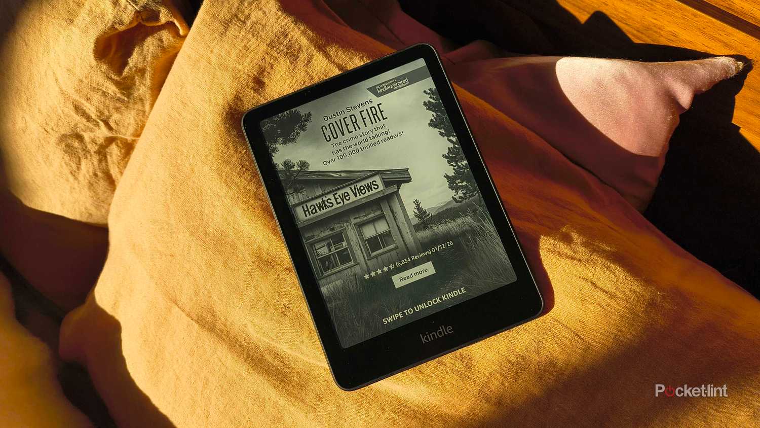 Kindle Paperwhite lockscreen.