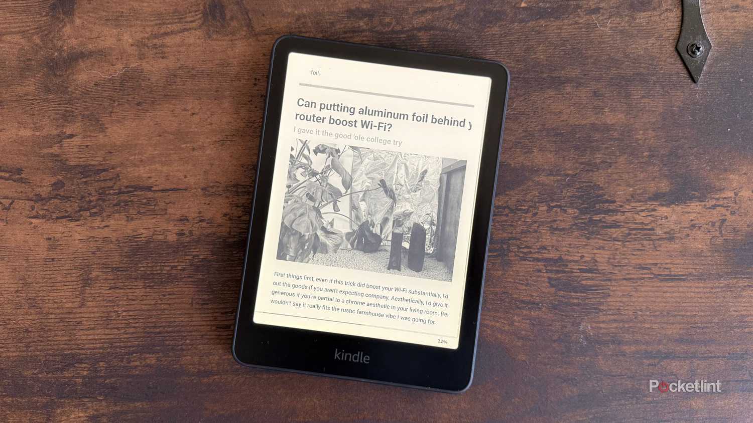 Foil article from Kelsey on Pocket-lint on Kindle. 