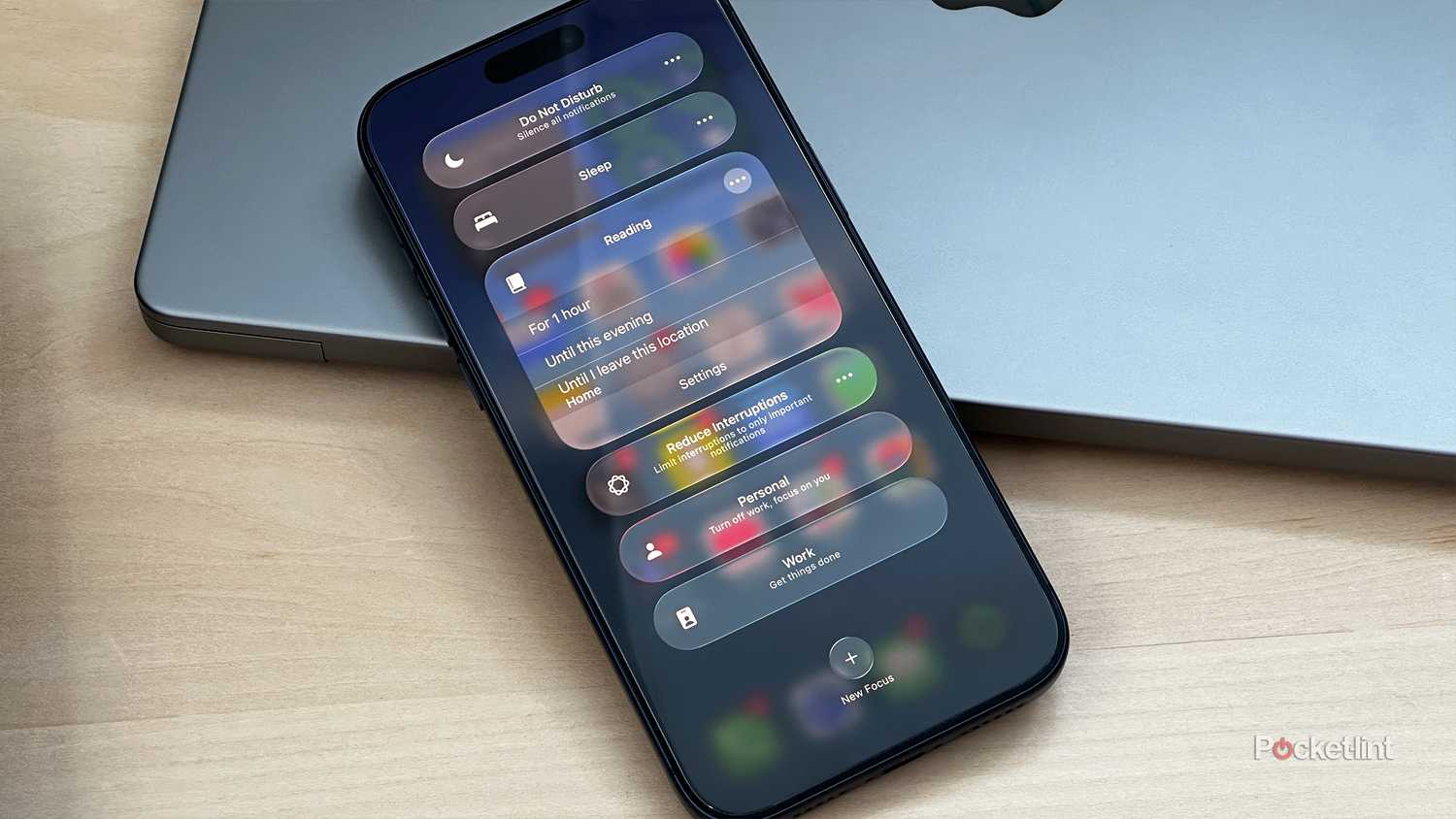 Focus mode on iPhone.