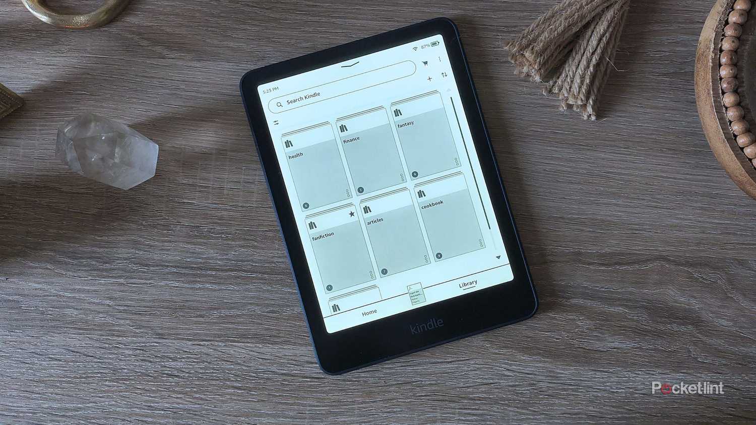 Collections on a Kindle. 