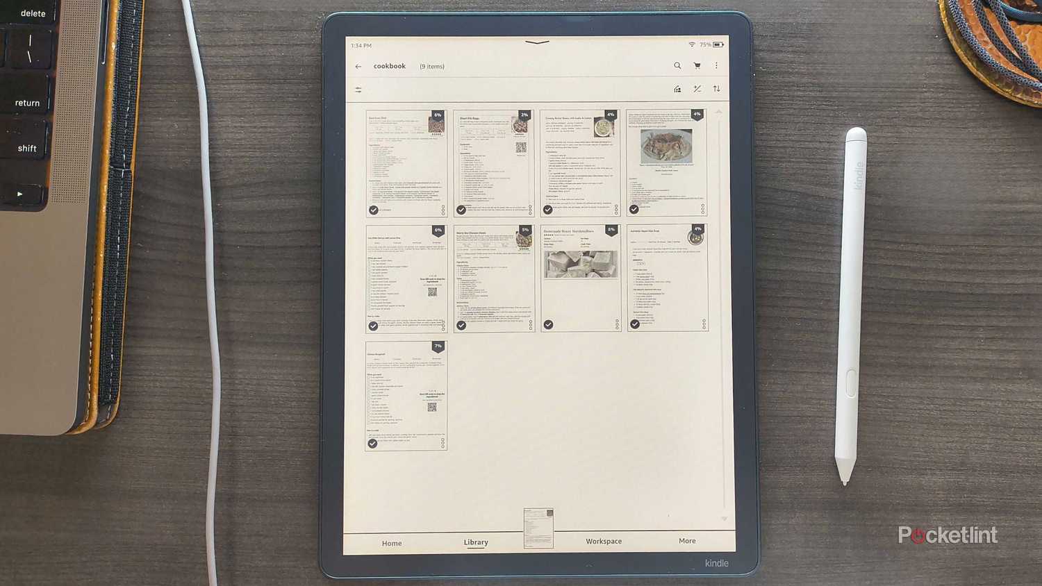 Cookbook collection on Kindle.
