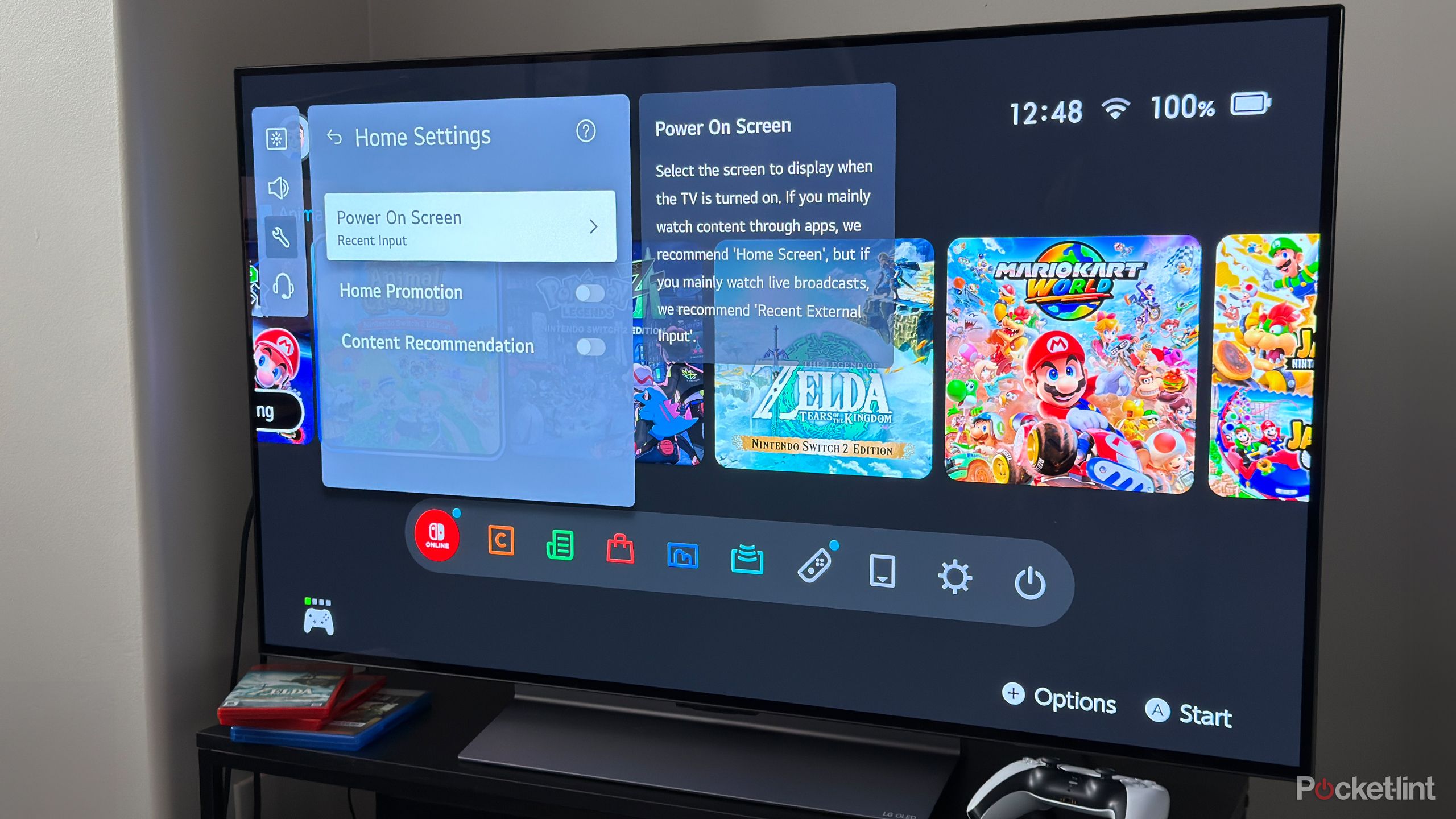 I found a secret way to bypass the home screen on LG TVs