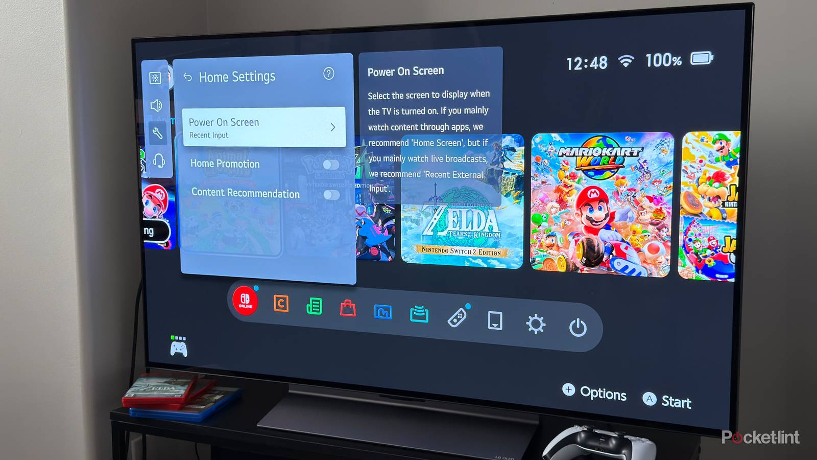 I found a secret way to bypass the home screen on LG TVs