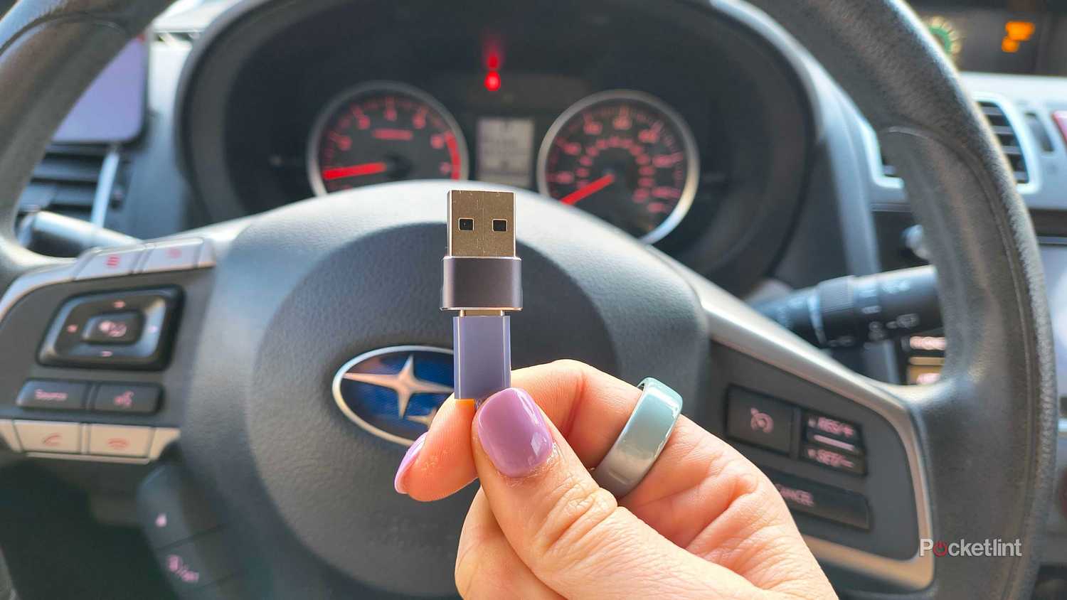 A usb-c to usb-a converter.