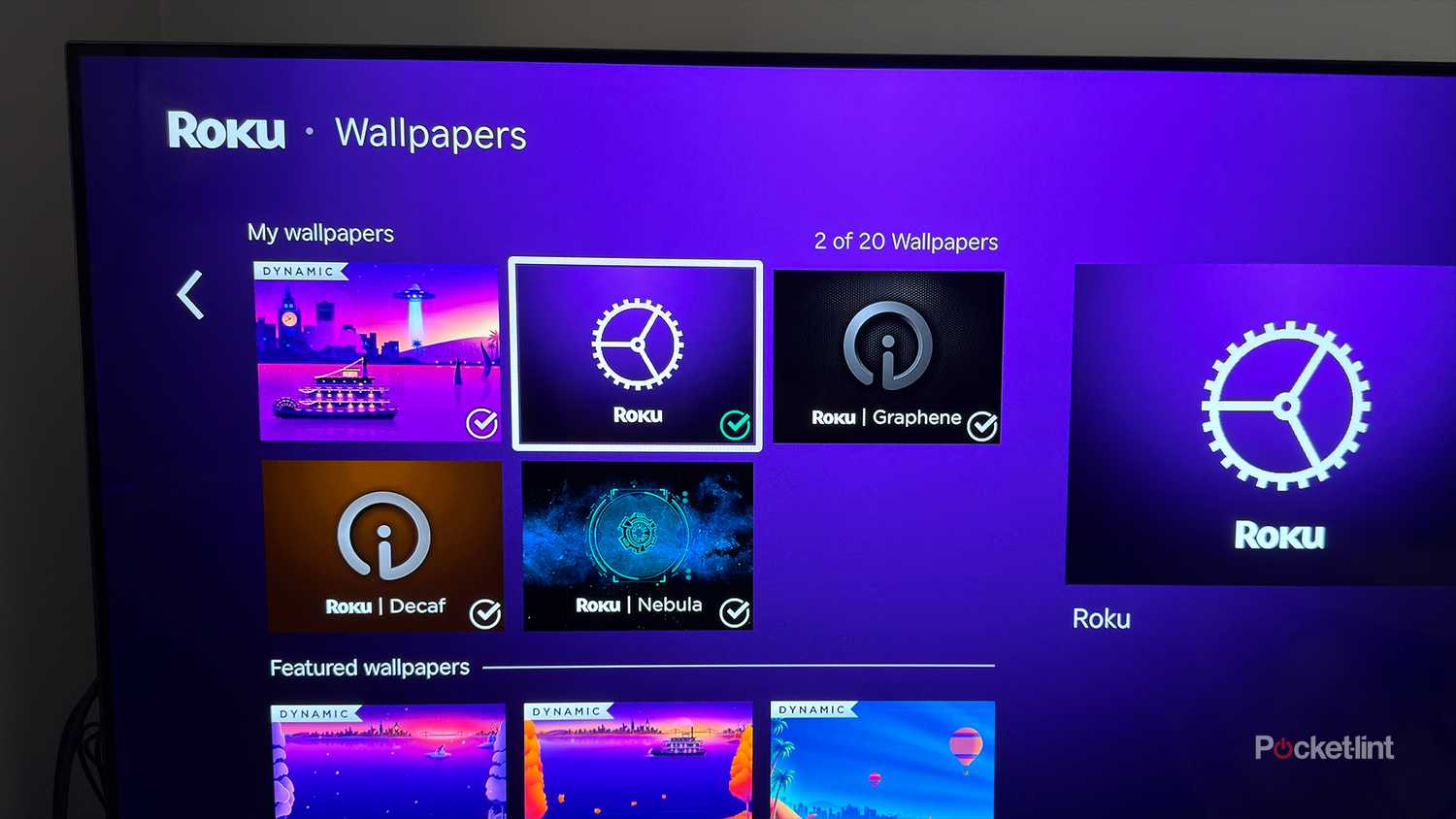 Roku change wallpaper.