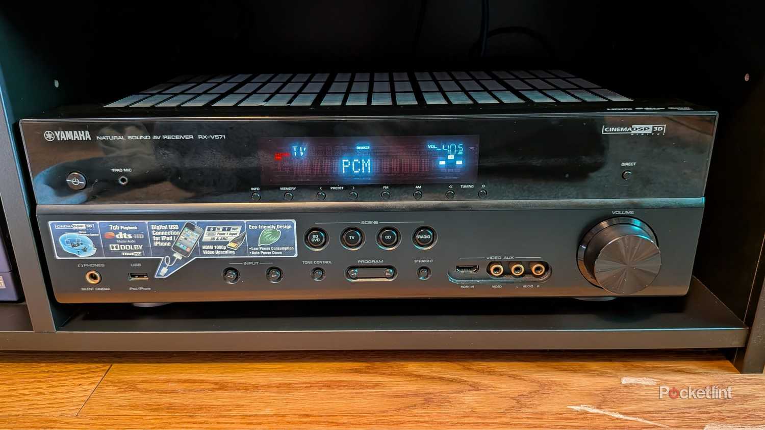 A used Yamaha receiver.