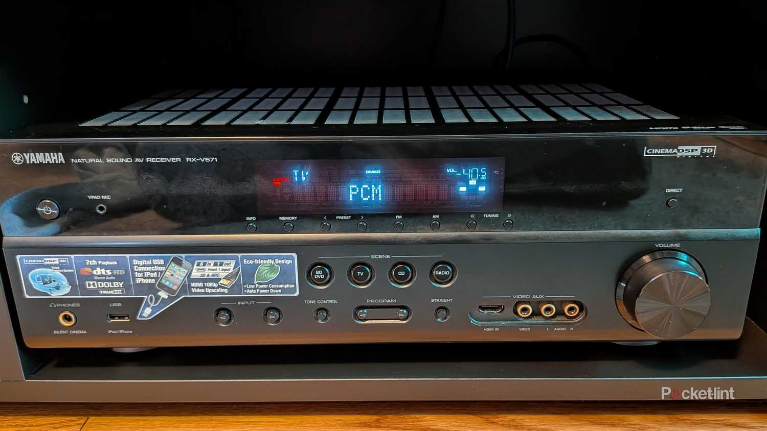 A used Yahama 7.1 receiver.