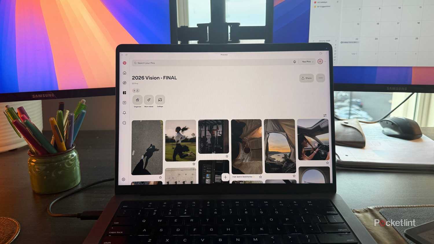 A specific Pinterest board. 