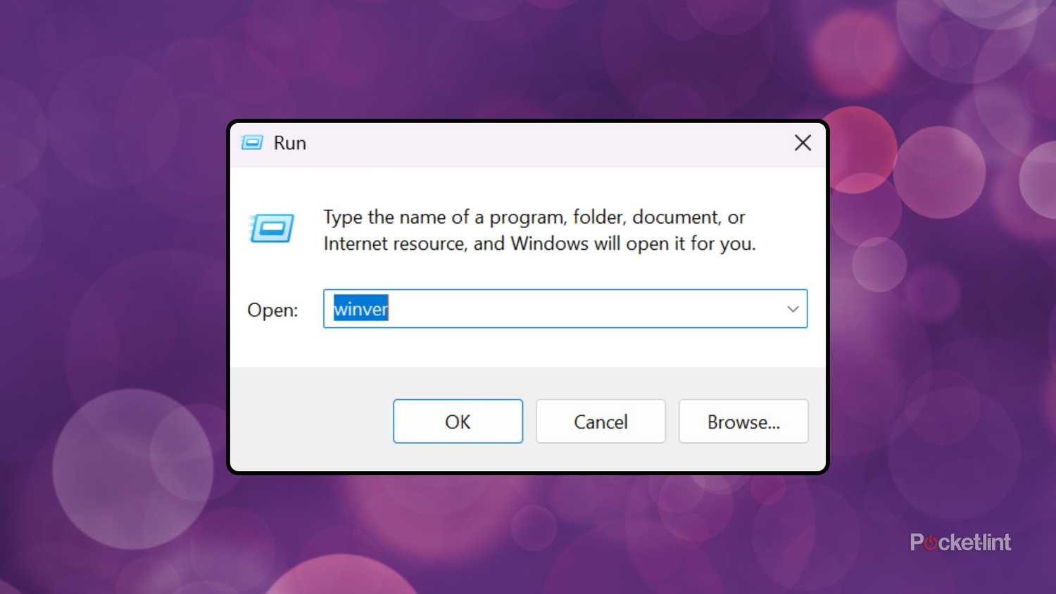 Windows 11 Run screenshot